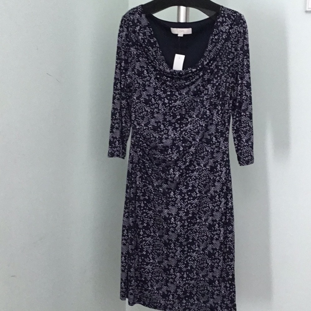 Loft cowl neck dress